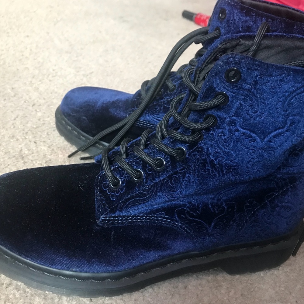 Doc Marten velvet